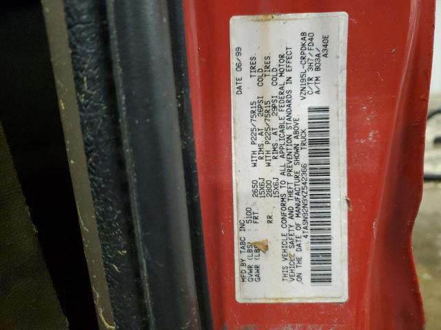 4TASN92N9XZ542366 - 1999 TOYOTA TACOMA XTRACAB PRERUNNER 红色 照片 12