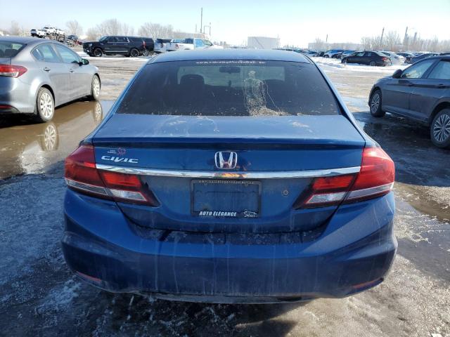 2HGFB2E29FH051707 - 2015 HONDA CIVIC DX BLUE photo 6