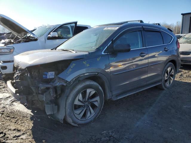 5J6RM4H99FL086092 - 2015 HONDA CR-V TOURING GRAY photo 1