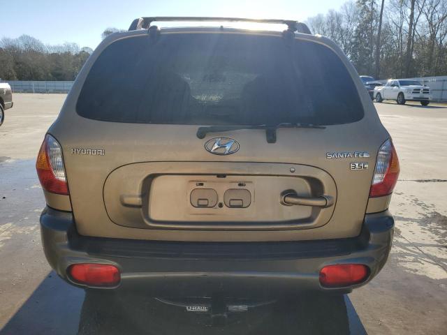 KM8SC13E44U621572 - 2004 HYUNDAI SANTA FE GLS BEIGE photo 6