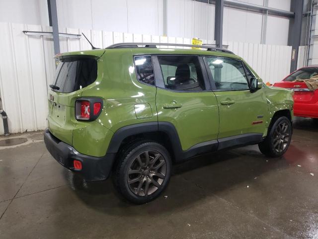 ZACCJBBTXGPC85663 - 2016 JEEP RENEGADE LATITUDE GREEN photo 3