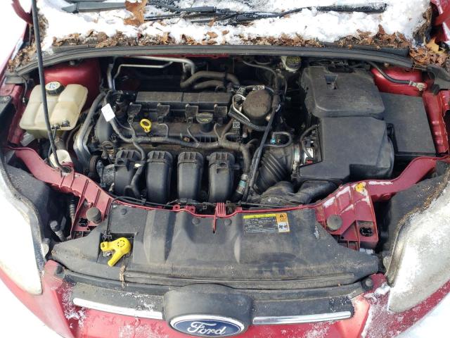 1FAHP3F27CL219023 - 2012 FORD FOCUS SE RED photo 11