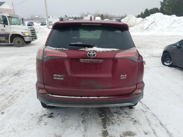 2T3RFREV1JW836959 - 2018 TOYOTA RAV4 ADVENTURE RED photo 6