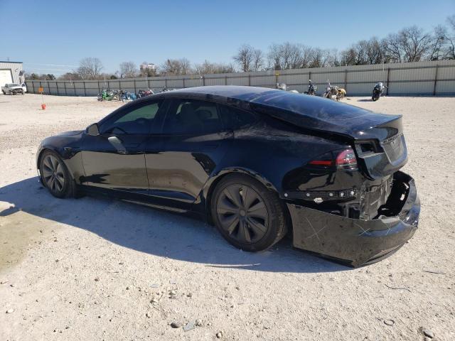 5YJSA1E55PF513398 - 2023 TESLA MODEL S BLACK photo 2