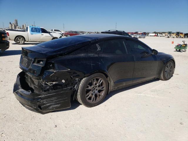 5YJSA1E55PF513398 - 2023 TESLA MODEL S შავი ფოტო 3
