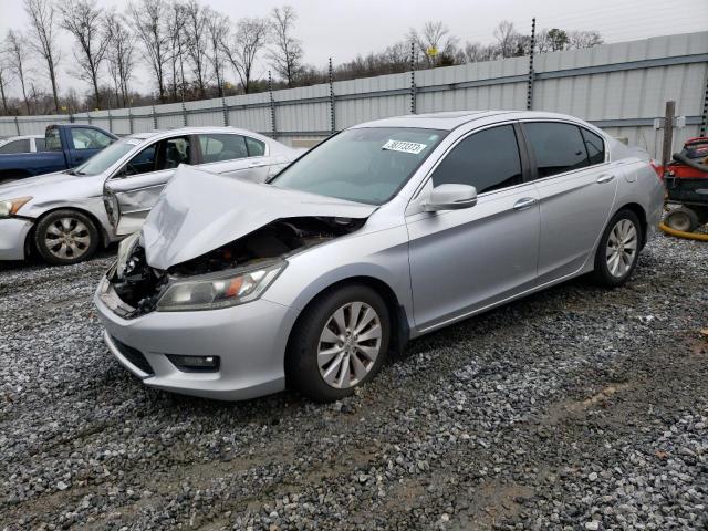 1HGCR2F88EA170881 - 2014 HONDA ACCORD EXL SILVER photo 1