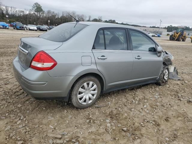 3N1BC11E38L408137 - 2008 NISSAN VERSA S GRAY photo 3