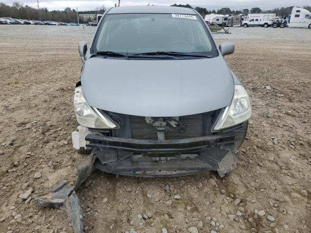 3N1BC11E38L408137 - 2008 NISSAN VERSA S GRAY photo 5