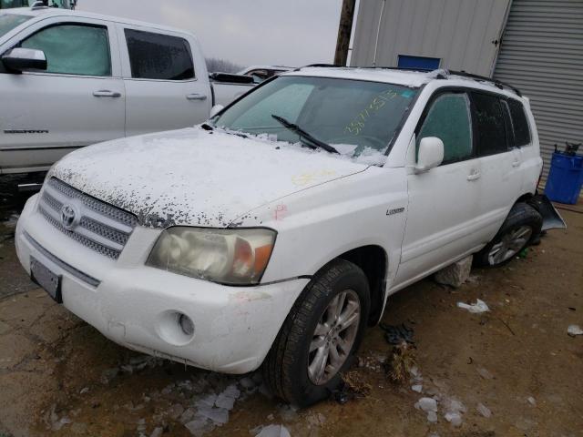 JTEEW21A460015189 - 2006 TOYOTA HIGHLANDER HYBRID WHITE photo 1