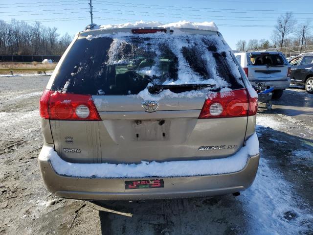 5TDZA22C76S473228 - 2006 TOYOTA SIENNA XLE GOLD photo 6