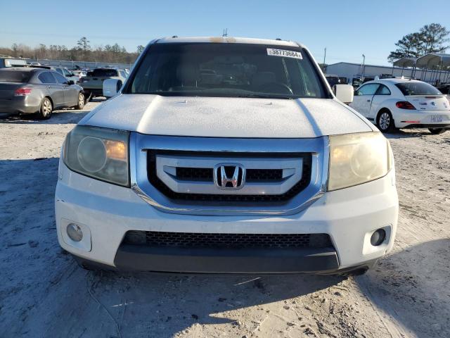 5FNYF385X9B018104 - 2009 HONDA PILOT EXL WHITE photo 5