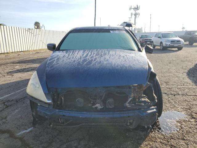 1HGCM66586A001070 - 2006 HONDA ACCORD EX BLUE photo 5