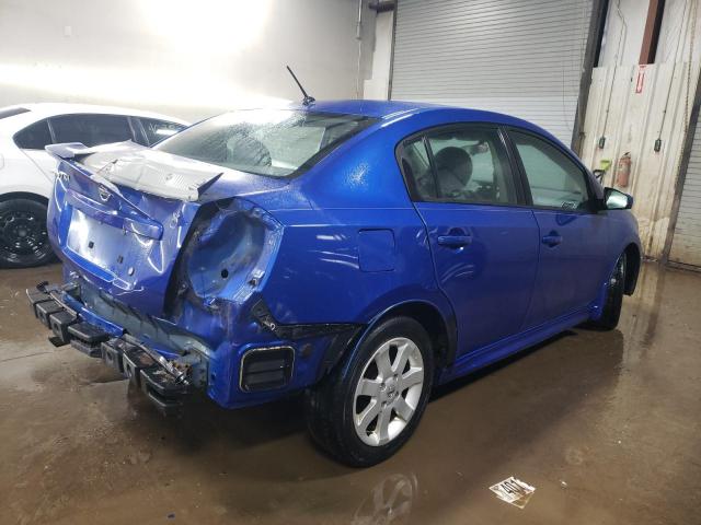 3N1AB6AP4AL707526 - 2010 NISSAN SENTRA 2.0 BLUE photo 3