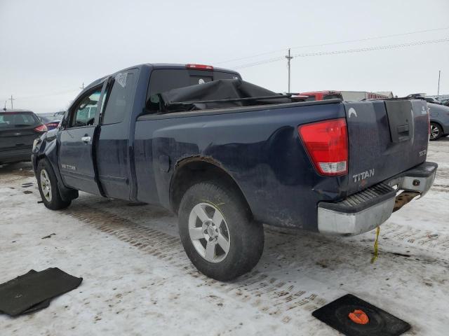 1N6BA06B77N210314 - 2007 NISSAN TITAN XE BLUE photo 2