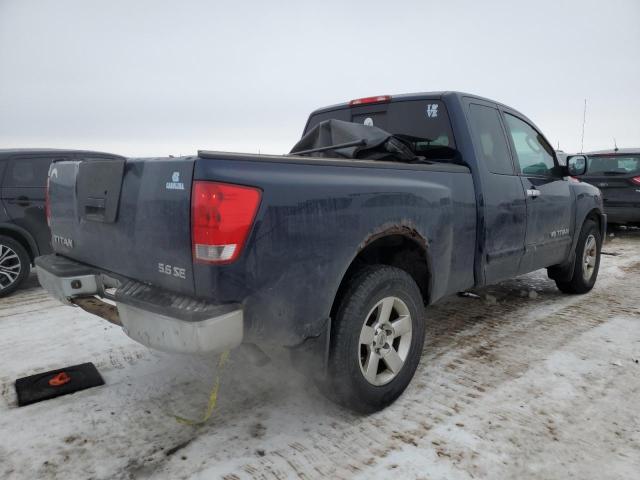 1N6BA06B77N210314 - 2007 NISSAN TITAN XE BLUE photo 3