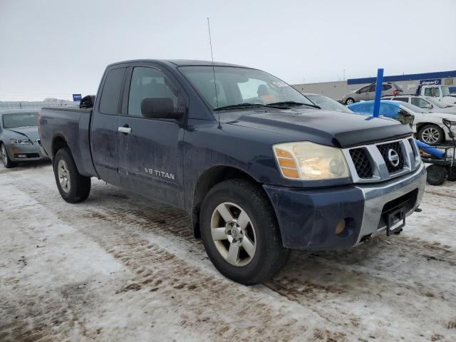 1N6BA06B77N210314 - 2007 NISSAN TITAN XE BLUE photo 4