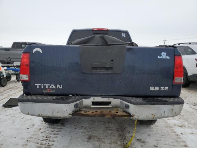 1N6BA06B77N210314 - 2007 NISSAN TITAN XE BLUE photo 6