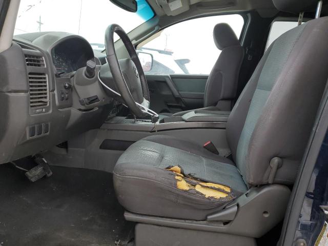 1N6BA06B77N210314 - 2007 NISSAN TITAN XE BLUE photo 7