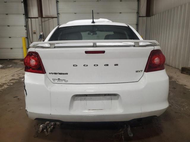 1C3CDZCB5DN602960 - 2013 DODGE AVENGER SXT WHITE photo 6