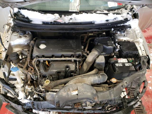 KNAFU6A25A5166260 - 2010 KIA FORTE EX SILVER photo 11