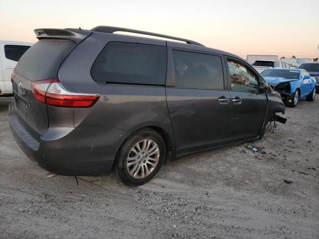 5TDYK3DCXGS732212 - 2016 TOYOTA SIENNA XLE CHARCOAL photo 3