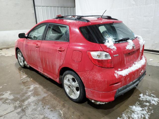 2T1KE40E59C022012 - 2009 TOYOTA COROLLA MA S RED photo 2