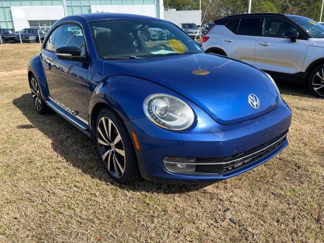 3VW467AT2CM639190 - 2012 VOLKSWAGEN BEETLE TURBO BLUE photo 1