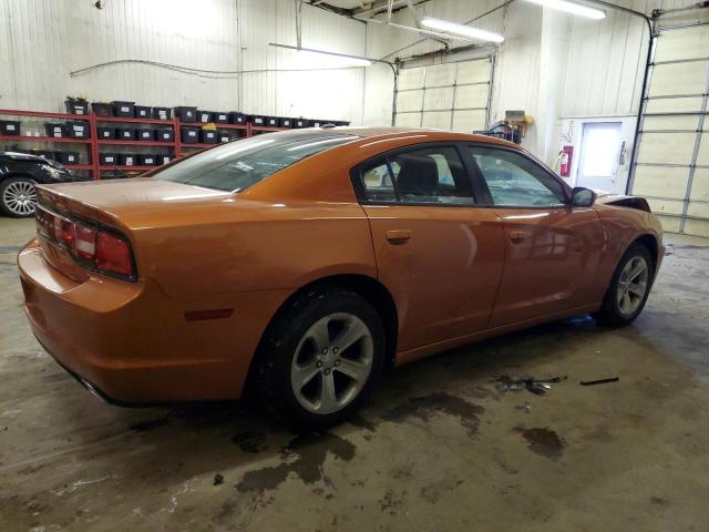 2B3CL3CG6BH563486 - 2011 DODGE CHARGER ORANGE photo 3