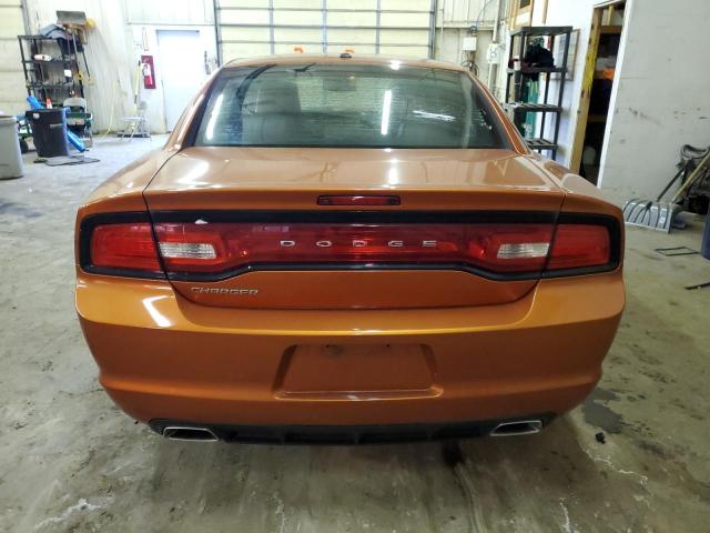 2B3CL3CG6BH563486 - 2011 DODGE CHARGER ORANGE photo 6