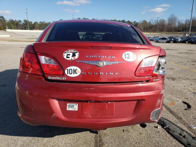 1C3LC56B99N563255 - 2009 CHRYSLER SEBRING TOURING RED photo 6