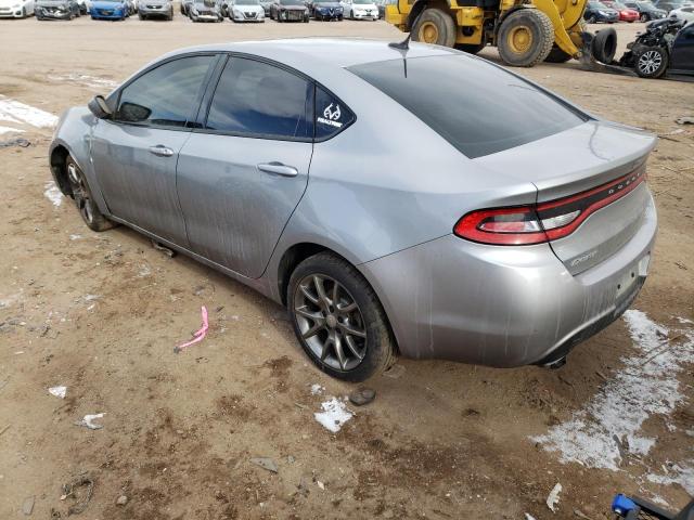 1C3CDFBB6ED724170 - 2014 DODGE DART SXT SILVER photo 2