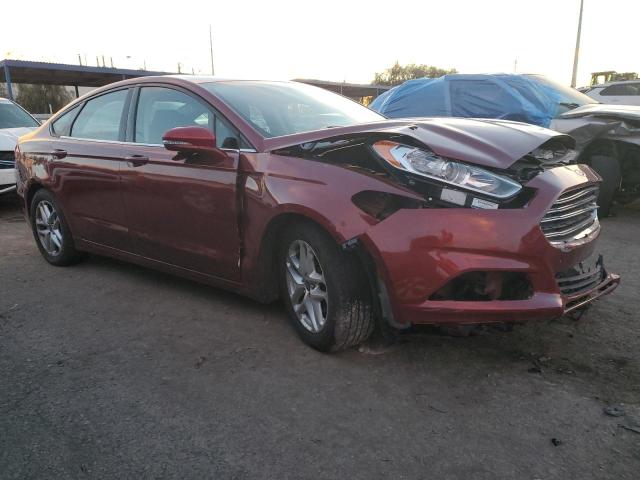 3FA6P0H74DR113517 - 2013 FORD FUSION SE RED photo 4