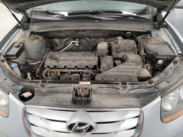 5NMSG3AB7AH413587 - 2010 HYUNDAI SANTA FE GLS SILVER photo 12