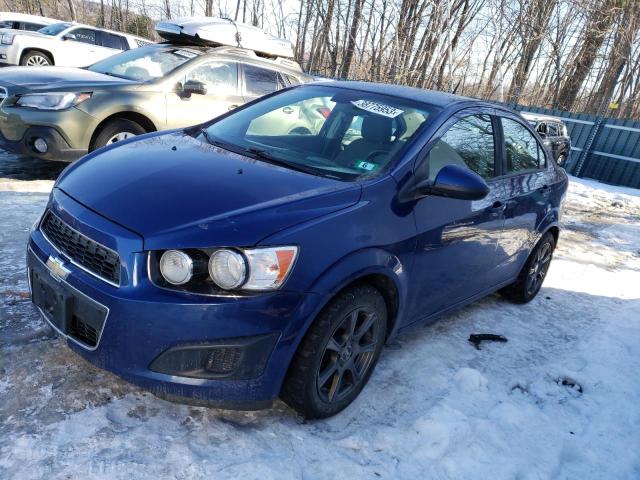 1G1JB5SH2E4147315 - 2014 CHEVROLET SONIC LS ლურჯი ფოტო 1