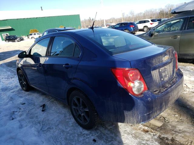 1G1JB5SH2E4147315 - 2014 CHEVROLET SONIC LS ლურჯი ფოტო 2