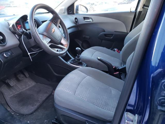 1G1JB5SH2E4147315 - 2014 CHEVROLET SONIC LS ლურჯი ფოტო 7