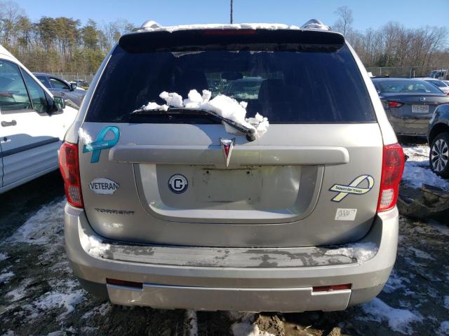 2CKDL63F676039214 - 2007 PONTIAC TORRENT SILVER photo 6