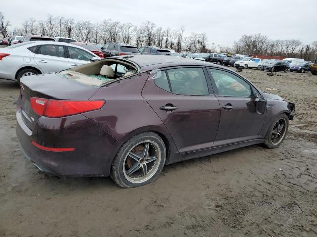 5XXGM4A76EG259331 - 2014 KIA OPTIMA LX BURGUNDY photo 3