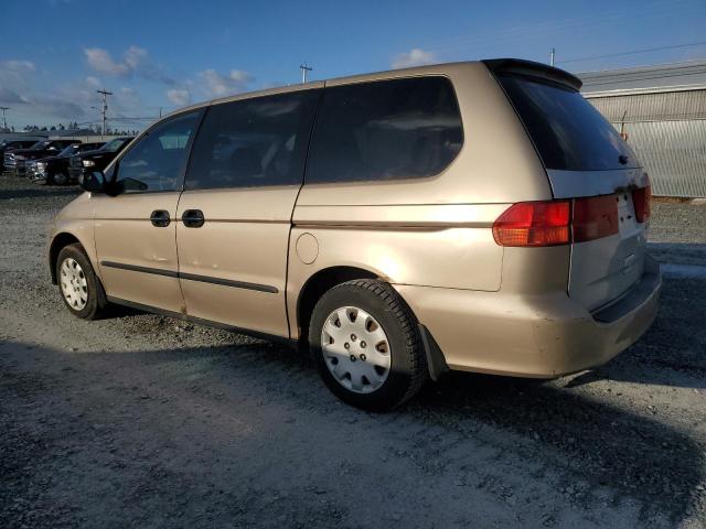 2HKRL1858XH000524 - 1999 HONDA ODYSSEY LX BEIGE photo 2