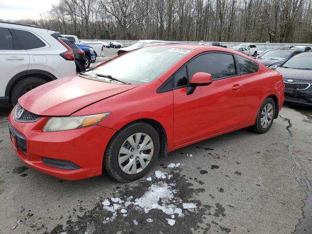 2HGFG3B56CH517496 - 2012 HONDA CIVIC LX RED photo 1