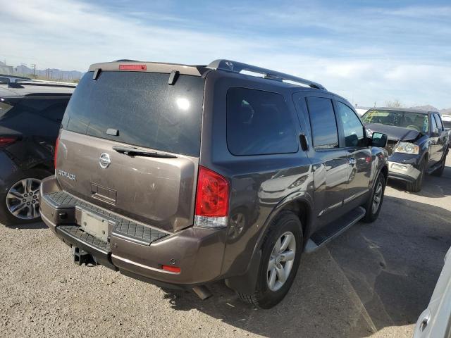 5N1AA0ND8DN614523 - 2013 NISSAN ARMADA SV BROWN photo 3