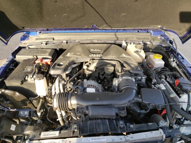 1C4HJXDG4LW315451 - 2020 JEEP WRANGLER U SPORT ლურჯი ფოტო 11