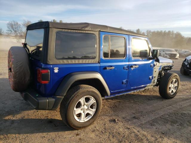 1C4HJXDG4LW315451 - 2020 JEEP WRANGLER U SPORT ლურჯი ფოტო 3