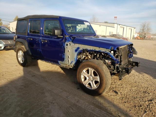 1C4HJXDG4LW315451 - 2020 JEEP WRANGLER U SPORT ლურჯი ფოტო 4