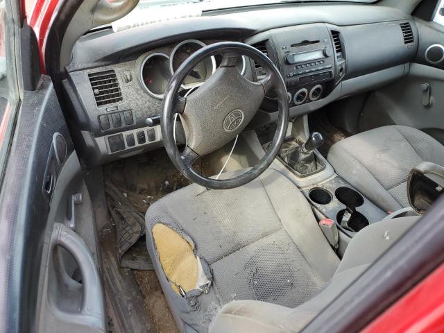 5TEUX42N88Z477607 - 2008 TOYOTA TACOMA ACCESS CAB Қызыл фото 8