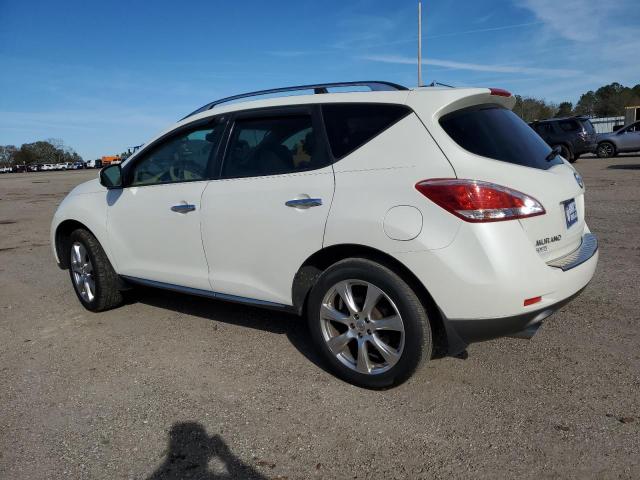 JN8AZ1MU6CW113504 - 2012 NISSAN MURANO S WHITE photo 2