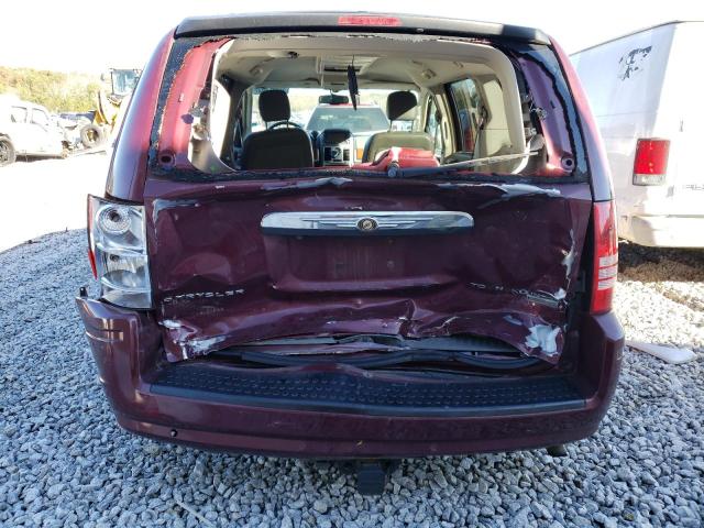 2A8HR54169R539937 - 2009 CHRYSLER TOWN & COU TOURING BURGUNDY photo 6