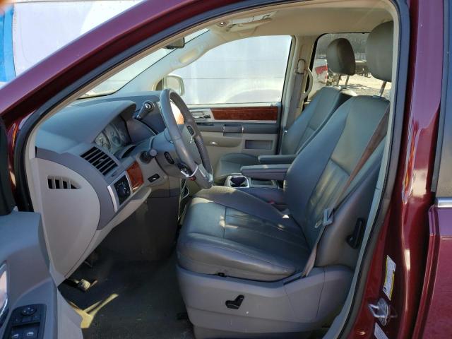 2A8HR54169R539937 - 2009 CHRYSLER TOWN & COU TOURING BURGUNDY photo 7