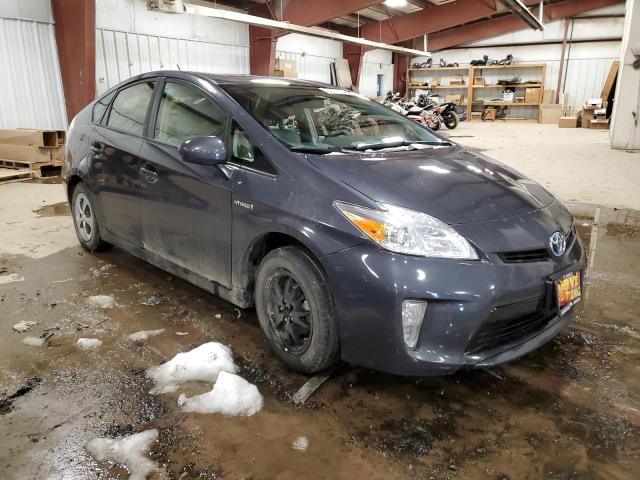 JTDKN3DU3C1612751 - 2012 TOYOTA PRIUS GRAY photo 4