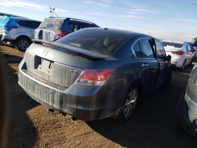 1HGCP36839A005497 - 2009 HONDA ACCORD EXL SILVER photo 3